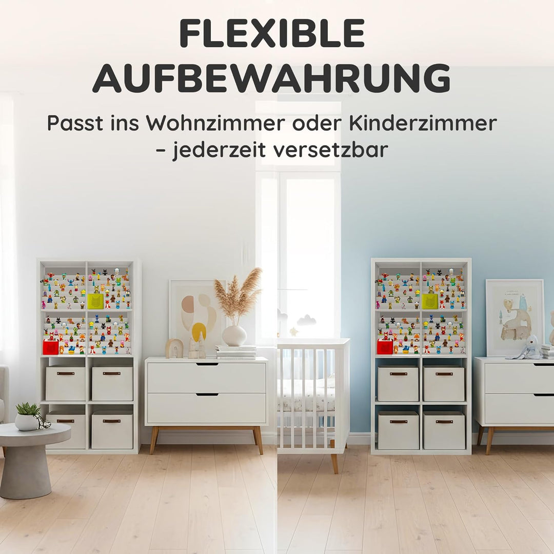 Heldenzimmer Toniebox Regal Magnetisch - Einsatz für IKEA Kallax &amp; 50+ Figuren I Für Toni Box 1 &amp; 2