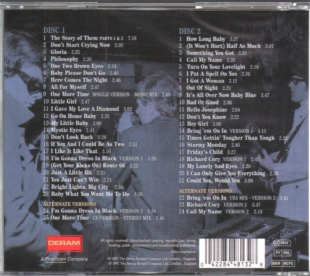 The Story Of Them Featuring Van Morrison, Audio-CD