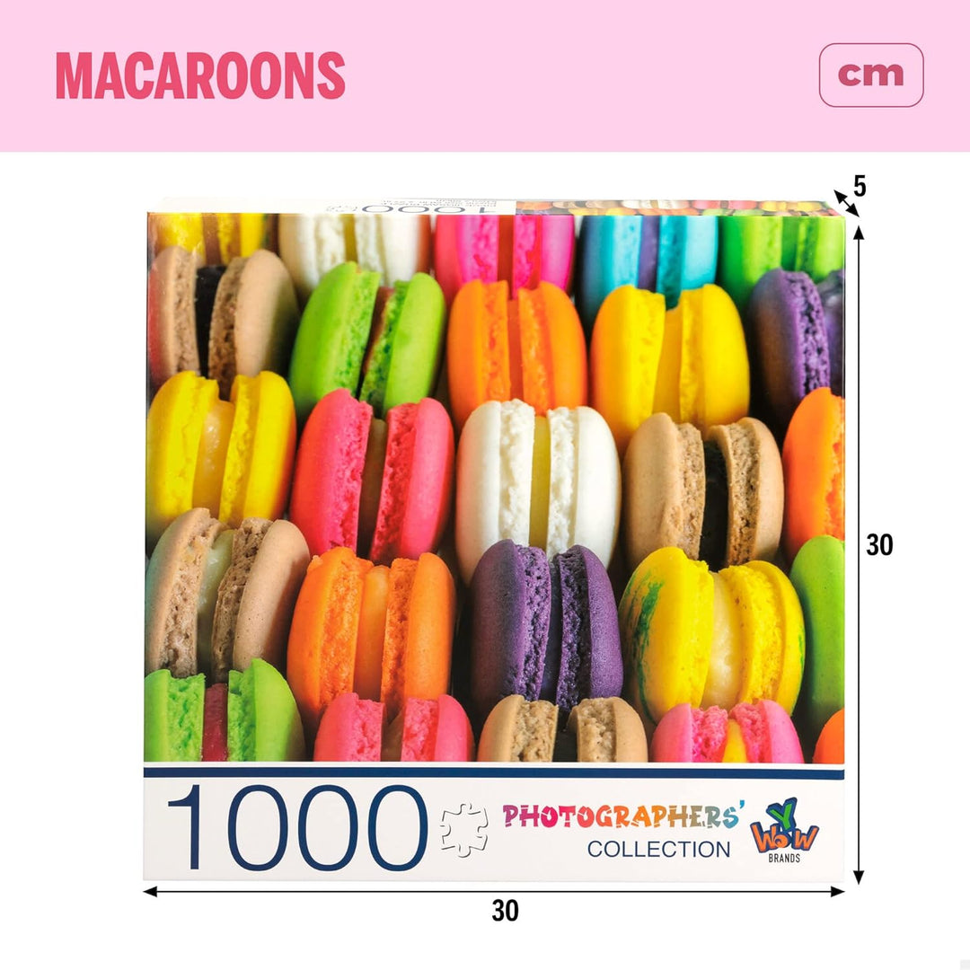 ColorBaby 46974 Puzzle, Macarons, Macarons