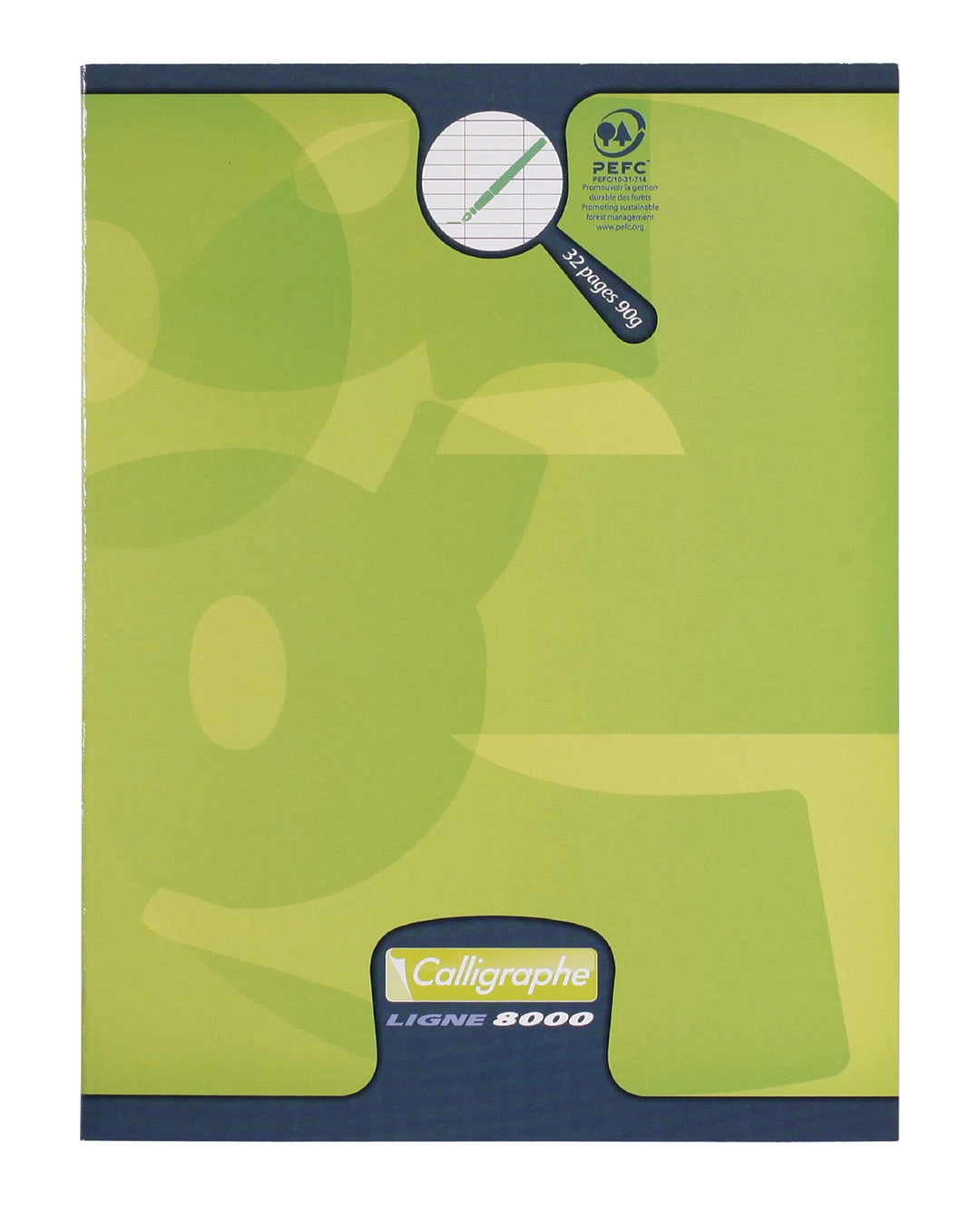 Clairefontaine 109703C - Packung mit 20 Heften Calligraphe 16 Blatt, 17x22cm, 90g, französische Line