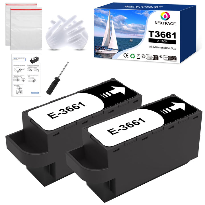 Nextpage T3661 Wartungsbox C13T366100 Kompatibel für Epson Xp 6000 XP-8500 XP-8505 XP-8600 XP‑8605 X