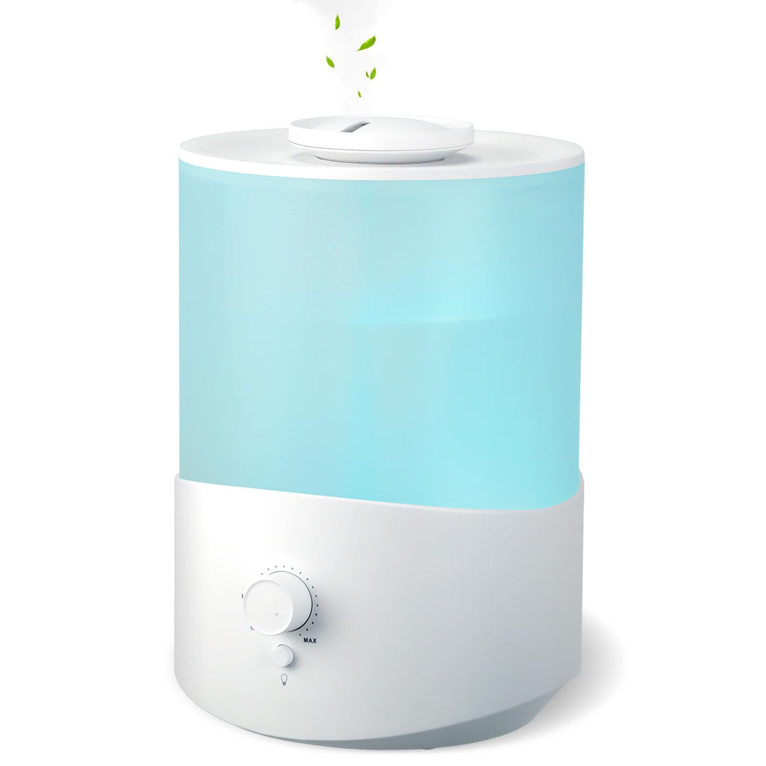 Romon Luftbefeuchter Schlafzimmer 2.5L, Top-Fill Aroma Diffuser, Humidifier mit 360° drehbarer Düse,