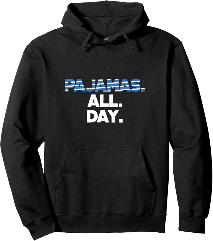 Pyjamas Den Ganzen Tag Langschläfer Faul Müde Schlafen Pullover Hoodie