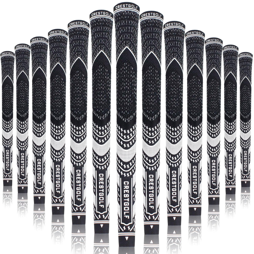CRESTGOLF Golfgriffe Aktualisierte Multi-Compound-Golfgriffe für Golfschläger, Golf Grips Set mit 13
