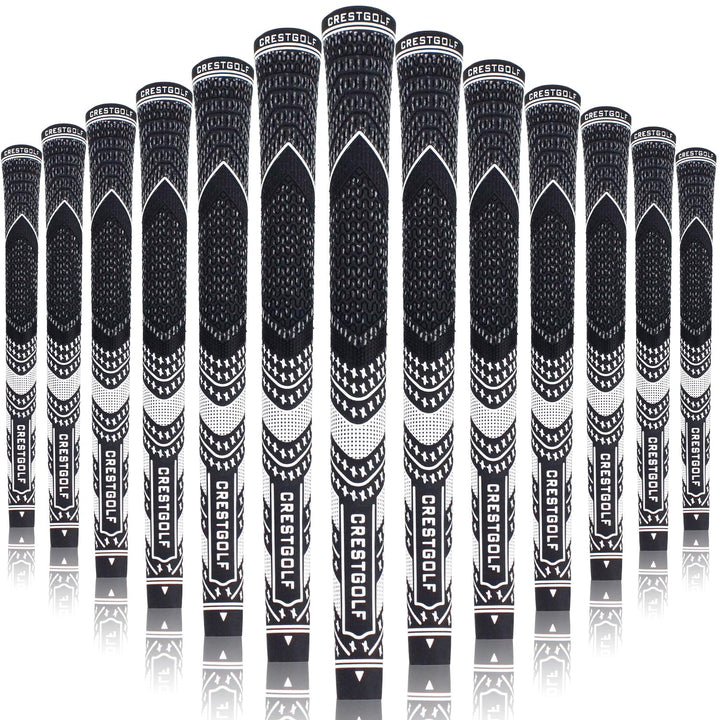 CRESTGOLF Golfgriffe Aktualisierte Multi-Compound-Golfgriffe für Golfschläger, Golf Grips Set mit 13