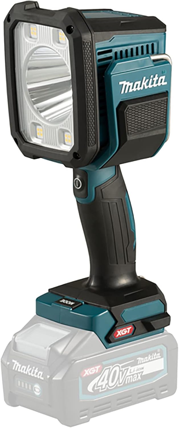 Makita LED-Akku-Handstrahler/Handlampe (verfügt über drei Leucht-Modi Spot, Flutlicht, Spot + Flutli