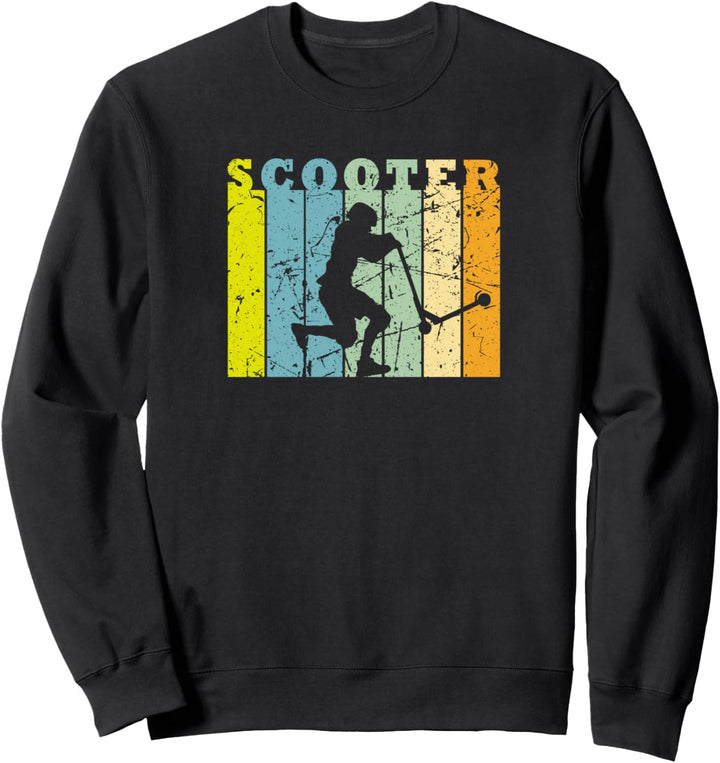 Stunt Scooter Jungen Tretroller Kick Roller Rollerfahrer Sweatshirt