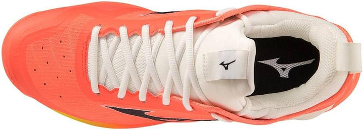Mizuno Unisex Leuchtende Welle 2 Volleyballschuhe 46.5 EU Neon Flame Black Bolt2ne, 46.5 EU Neon Fla