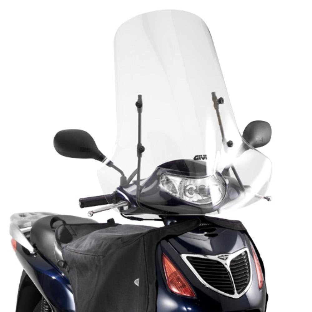 Givi 186AG Windschild Airstar mit Kantenschutz, Transparent