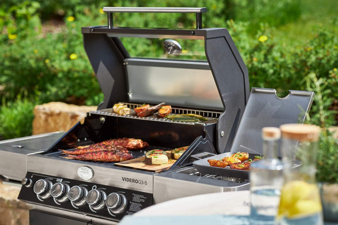 RÖSLE Aromaplanke Erle 2-tlg., Hochwertige Erlenholzplanken für Holzaroma im Grillgut, mehrfach verw