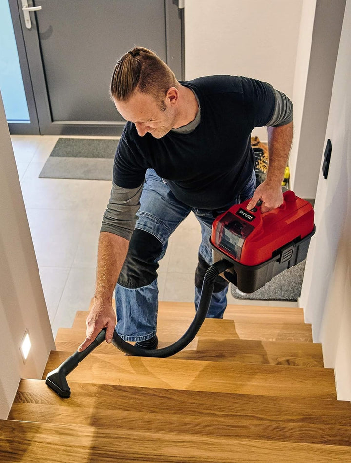 Einhell Akku-Nass-Trockensauger TE-VC 18/10 Li-Solo Power X-Change (10 Liter Tank, inkl. 2 m-Schlauc