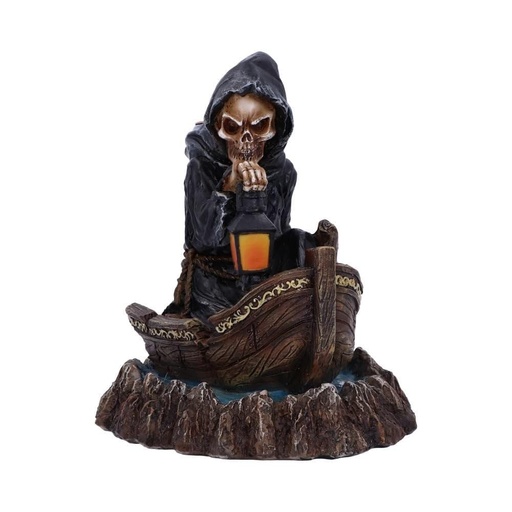 Nemesis Now Scent of The Styx Räucherstäbchenhalter, Sensenmann, Rückfluss-Räuchergefäss, 16,6 cm, H