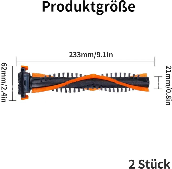 HAPPOW 2Pcs Ersatzbürste für Philips SpeedPro Max CP0667 Staubsauger, Ersatzteile für Philips Speedp