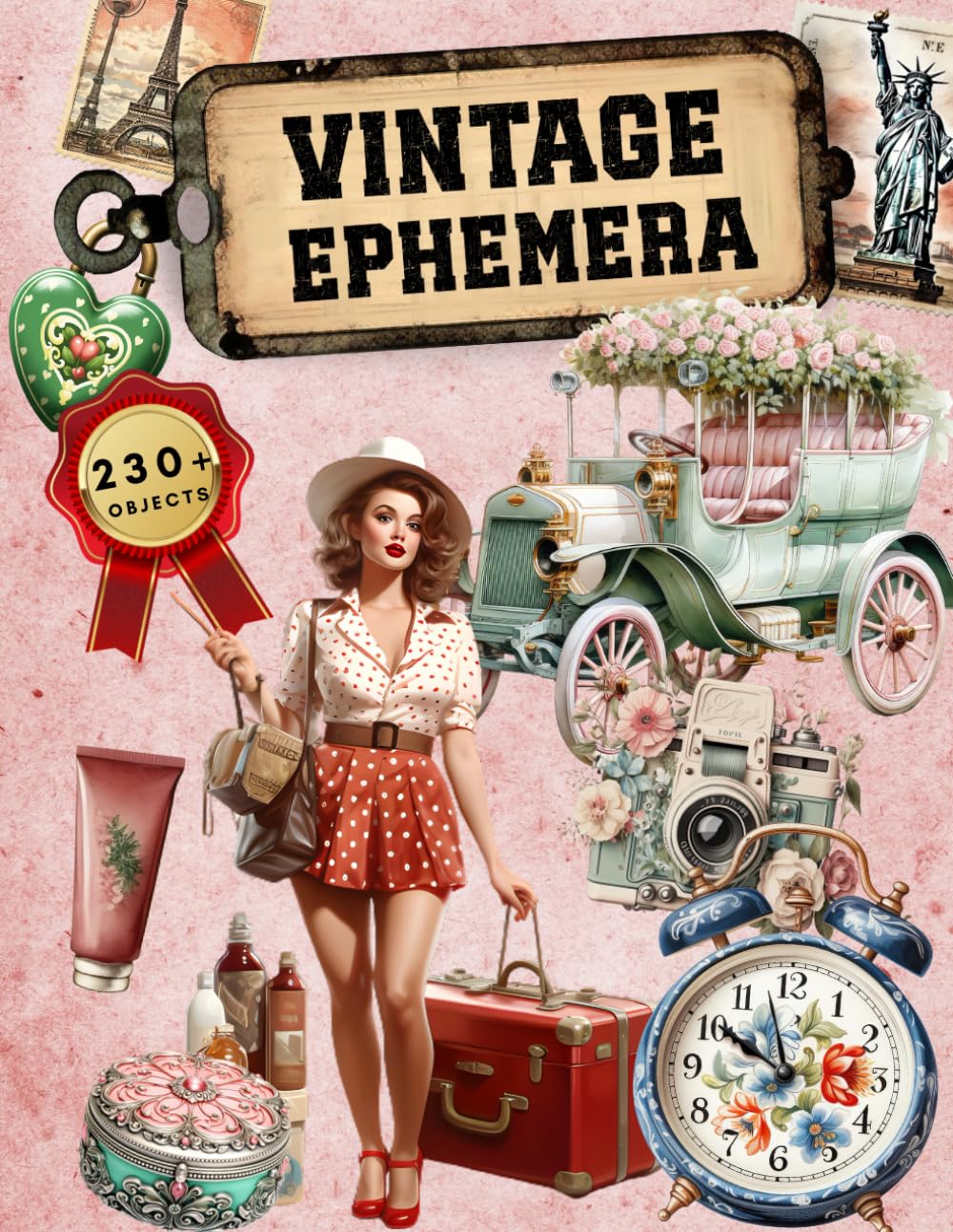 Vintage Ephemera Book: High Quality Images Of People and Furniture For Paper Crafts, Scrapbooking, M