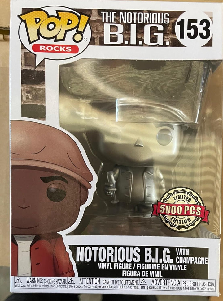 Funko Pop! Rocks: Biggie C Champagne - Biggie C Champagne - 1/6 Quote Für Seltene Chase-Varianteampa