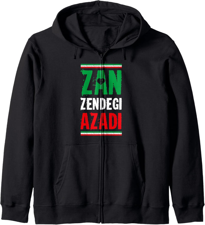 Iran | Zan Zendegi Azadi | Frau Freiheit | Free Iran Kapuzenjacke