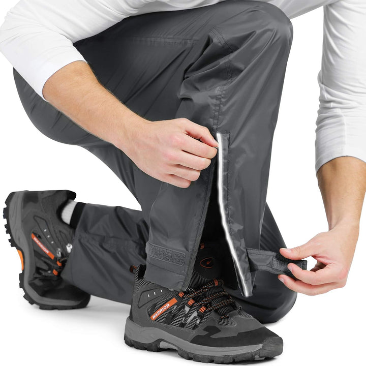 33,000ft wasserdichte Regenhose für Herren Leichte Regenhose Winddichte Outdoorhose zum Wandern Camp
