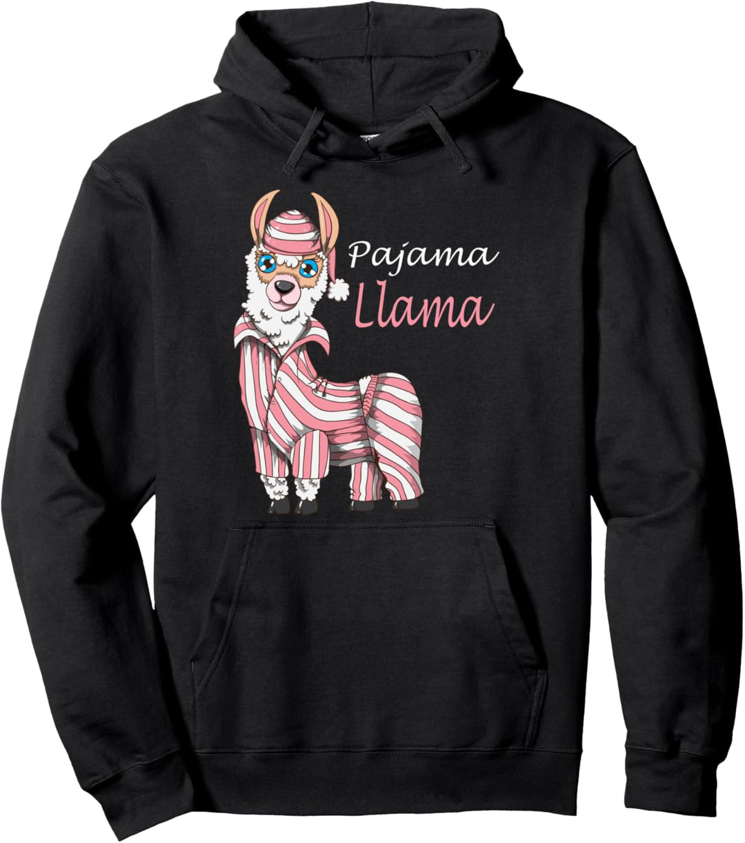 Pyjama Llama Schlafen Napping Schlafbekleidung Nickerchen Pullover Hoodie