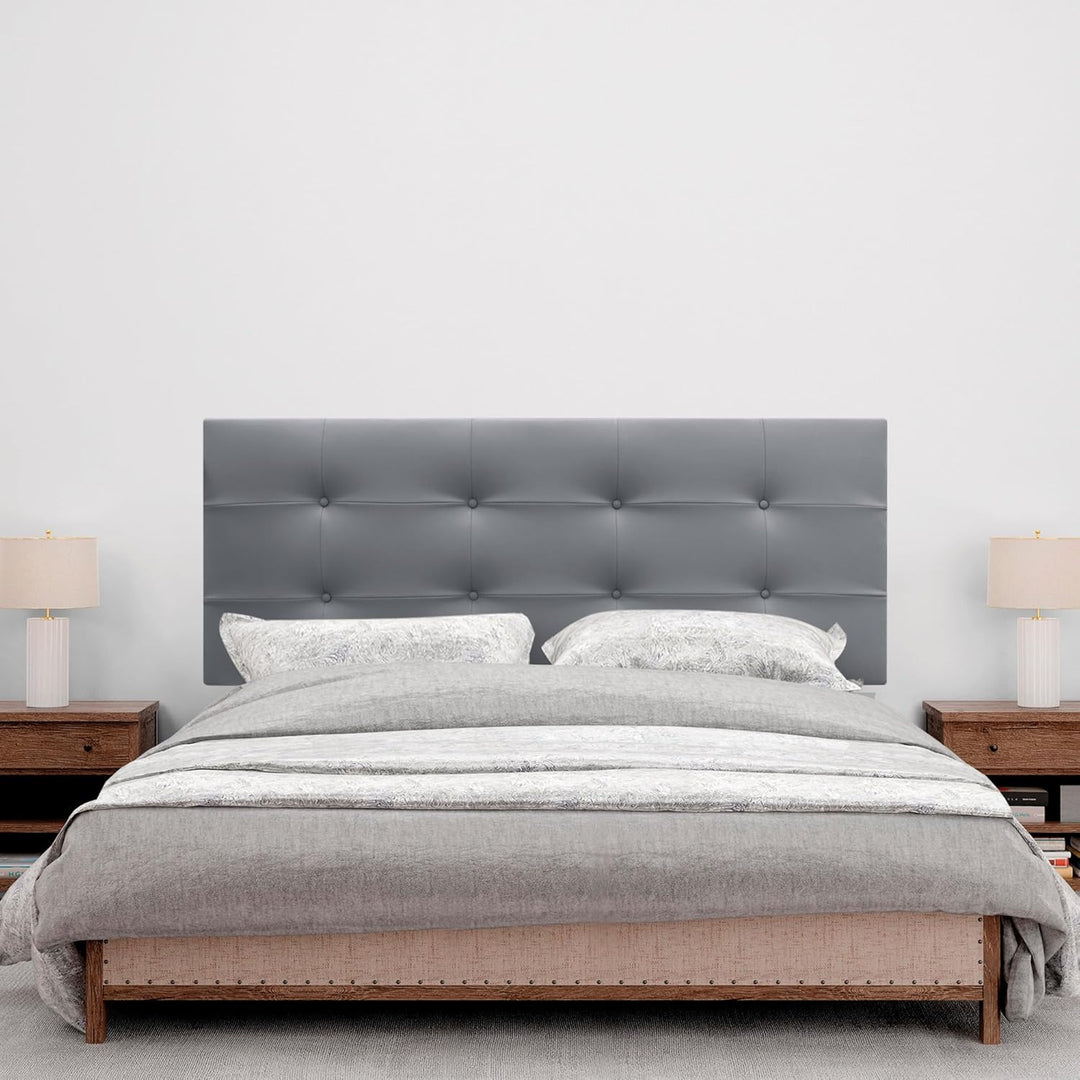 DHOME Kopfteil, gepolstertes Bett Kopfteil 8cm dick. Gepolstertes Kopfteil ACUALINE Stoff und Kunstl