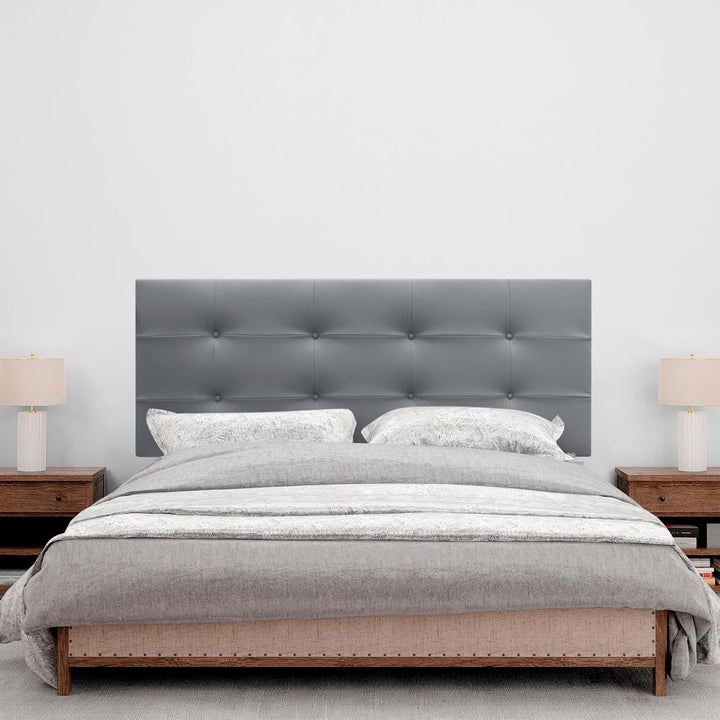 DHOME Kopfteil, gepolstertes Bett Kopfteil 8cm dick. Gepolstertes Kopfteil ACUALINE Stoff und Kunstl