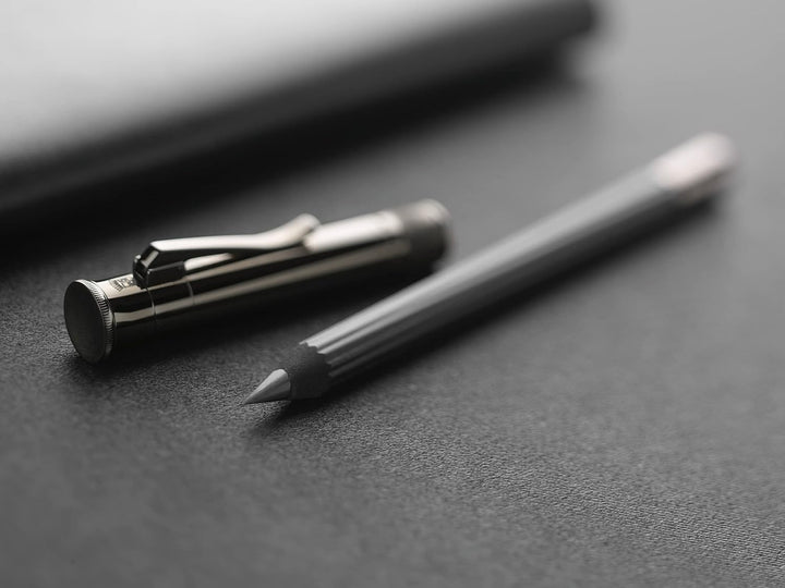 Graf von Faber-Castell 118531 - Perfekter Bleistift mit Verlängerer, Spitzer und Radiergummi, Black