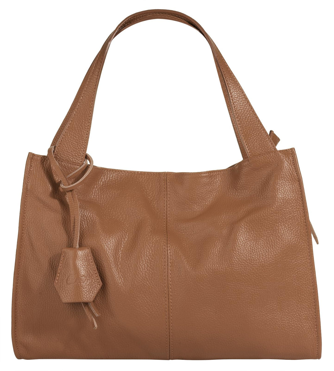 Shopper Echt Leder Damen Made in Italy, Smartphonefach, Ledertasche Damen, Handtasche Echtleder, Umh