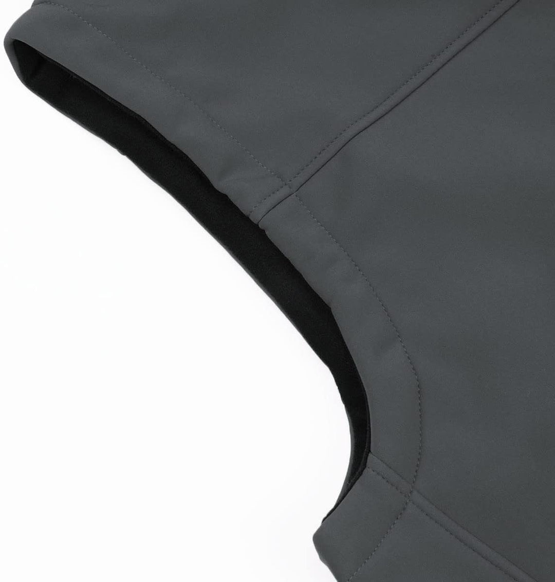 YOUTHUP Weste Herren Wasserdichte Softshellweste Outdoor Leichte Winddichte Fleece Herrenweste Ärmel
