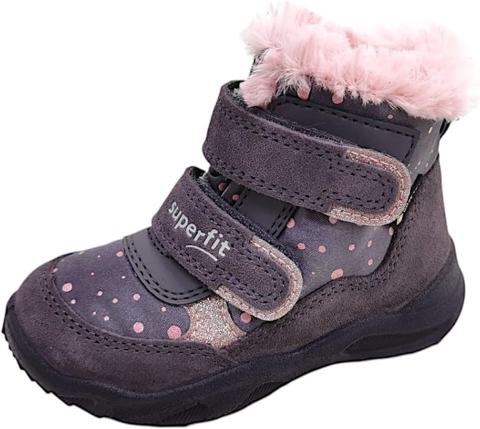 Superfit Mädchen GlacierSchneestiefel 22 EU Weit Lila Rosa 8510, 22 EU Weit Lila Rosa 8510