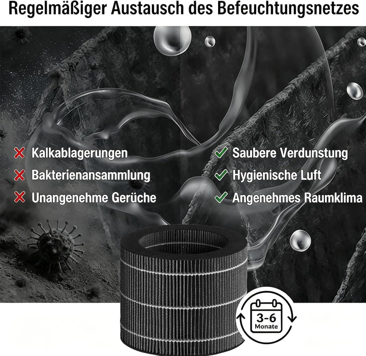 LB 200 und LB 300 Plus Ersatzfilter für Beurer LB 200 / LB 300 Plus Luftbefeuchter - 2 Stück Verduns