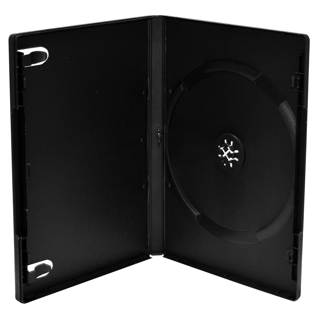 MediaRange DVD-Leerhülle für 1 Disc, 14mm, maschinenfähig, schwarz