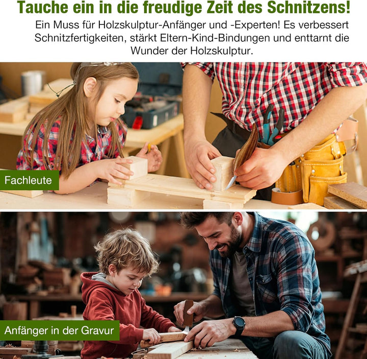15 Stück Natürlich Lindenholz Holzblock -Handgeschnitztes Holz zum Schnitzen Drechselholz - DIY Hand
