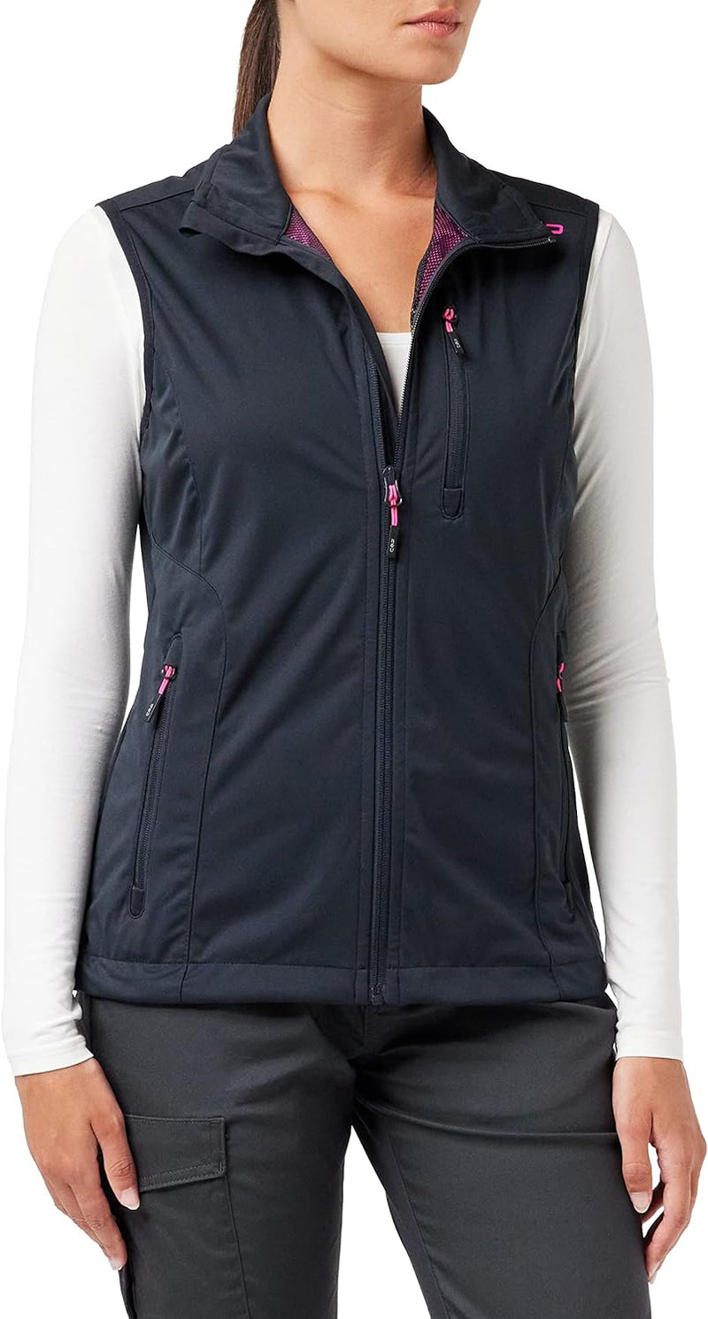 CMP Damen Woman Vest VEST 34 Anthrazit-Lila Fluo, 34 Anthrazit-Lila Fluo