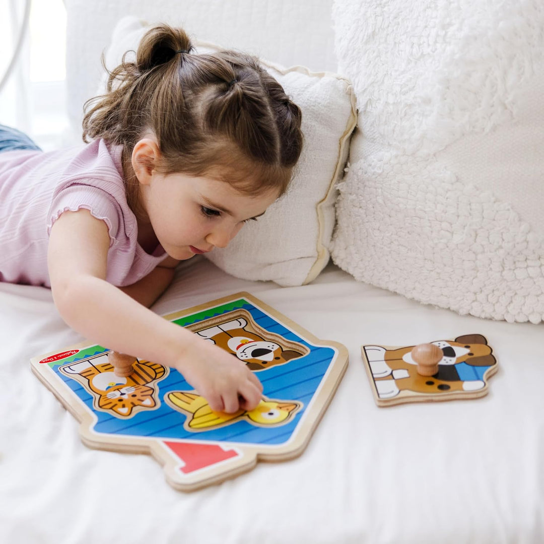 Melissa and Doug 2055 - Haustiere Steckpuzzle Jumbo