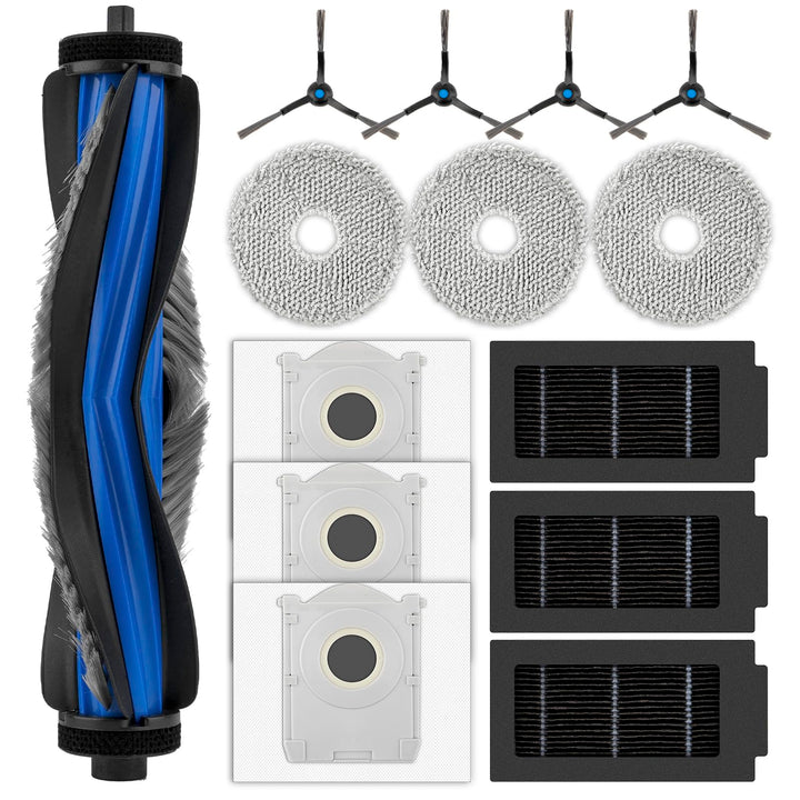 (14 Stück) T50 Ersatzteile für ECOVACS DEEBOT T50 Omni/ T50 Pro Omni/Roboterstaubsauger, 1 Walzenbür