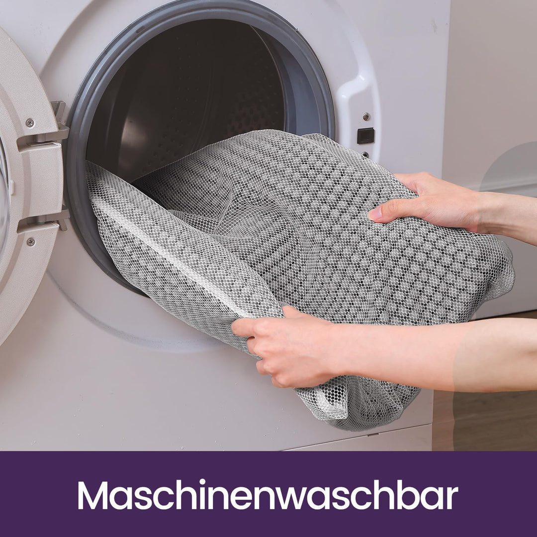 DEXI Badezimmerteppich Set 2 Teilig, weicher Badematte aus Chenille Saugfähig, rutschfest waschbar B