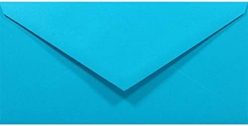 Netuno 1000 Briefumschläge Blau DIN lang 110x220 mm 80g Rainbow bunte Umschläge lang ohne Fenster fü