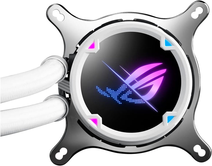 ASUS ROG Strix LC II 240 ARGB White Edition All-in-One Flüssig-CPU-Wasserkühlung (Aura Sync, Zwei ad