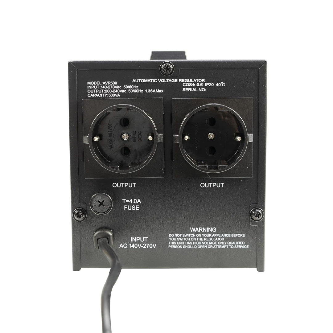 Spannungsstabilisator mit Relais PNI AVR M500VA, 1,4A, 300W, 500VA 500 VA / 300 Watt, 500 VA / 300 W