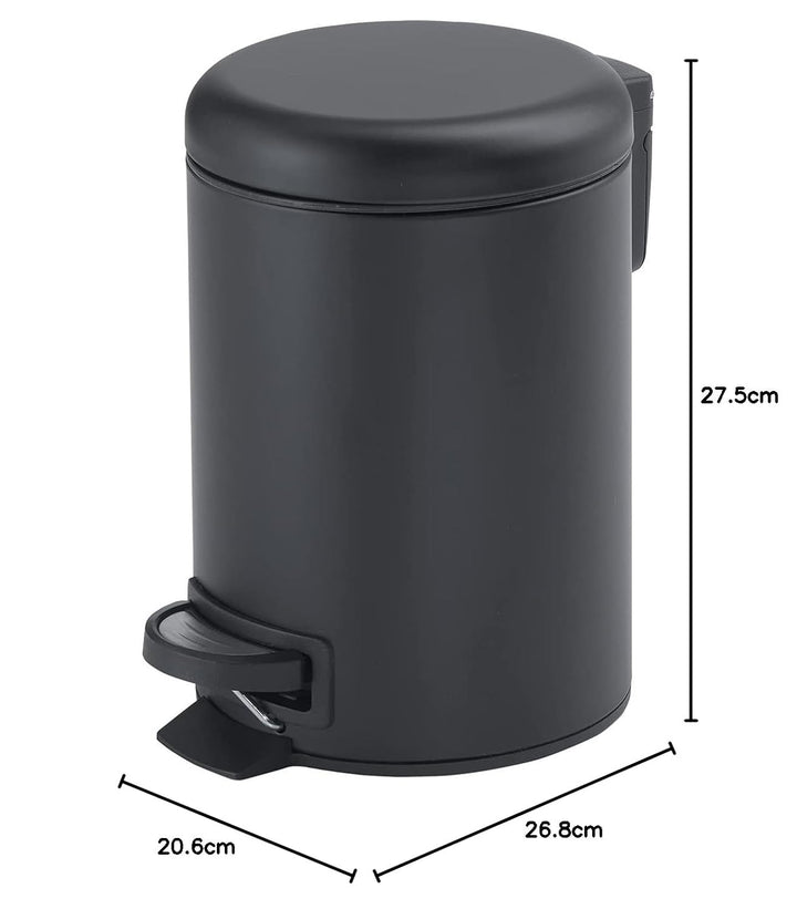 Gedy Papierkorb Grande Schwarz, Grande Schwarz