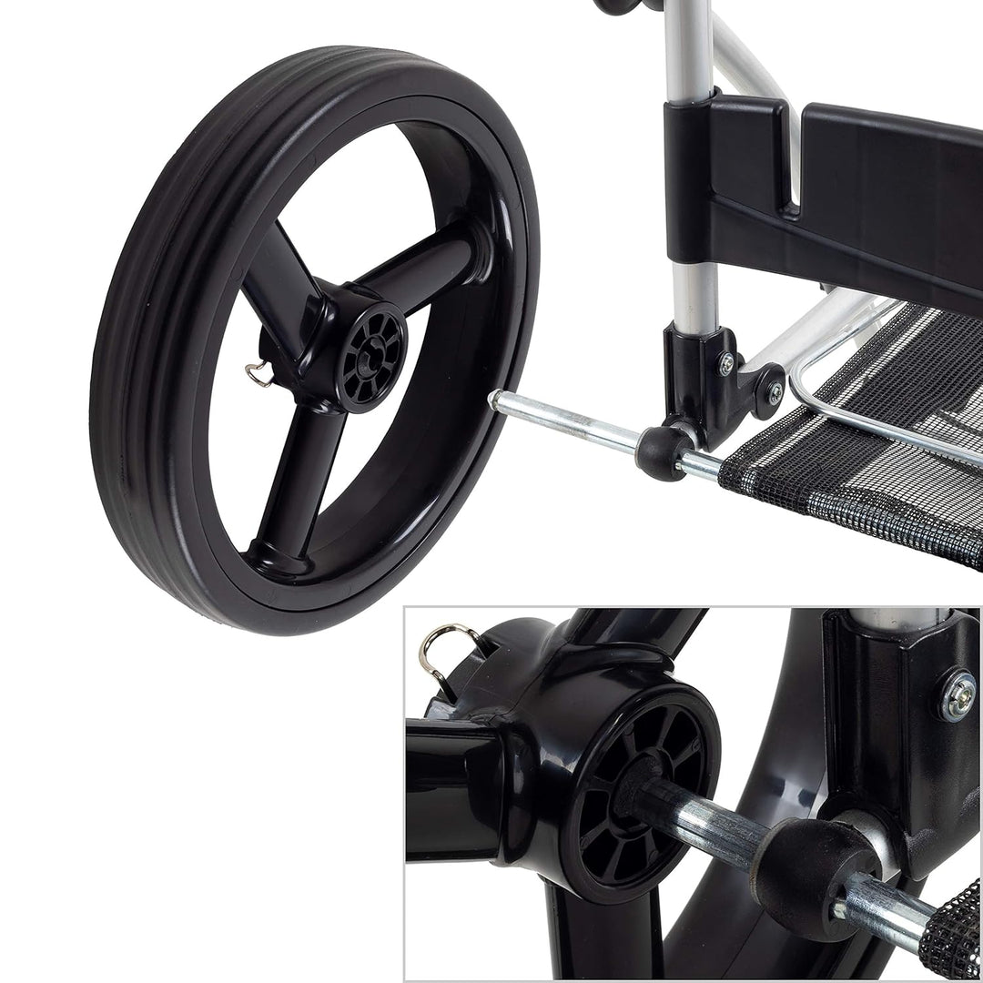 Andersen Ersatzrad für Royal Einkaufstrolley, Ø 250 mm, 3 Speichen, schwarz 1 Rad f. Royal: Ø 25cm,