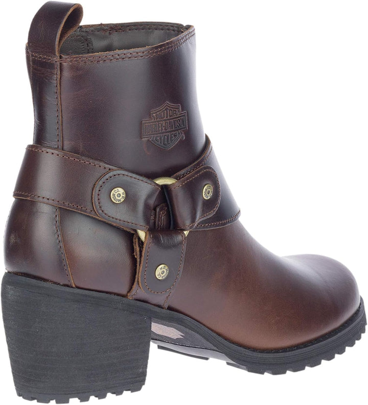 HARLEY-DAVIDSON Damen Lalanne GeschirrMotorradstiefel 41 EU Braun, 41 EU Braun