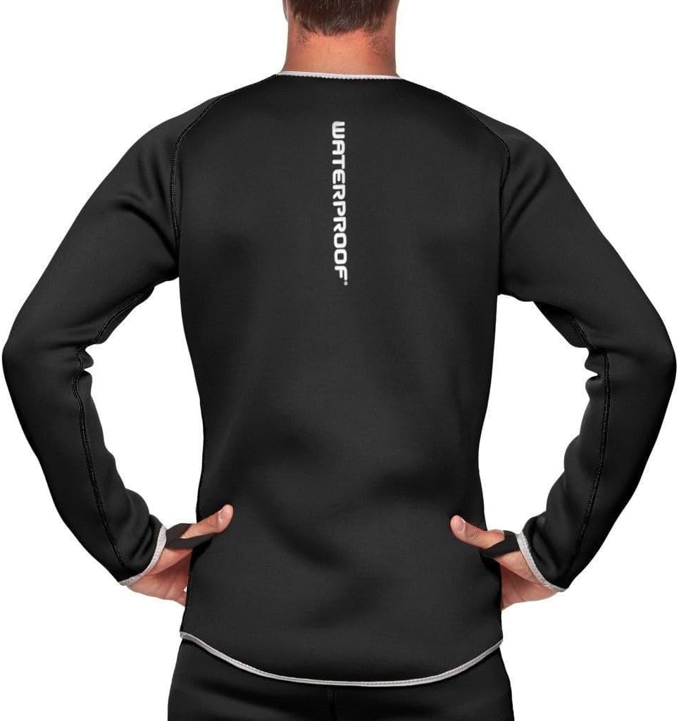 Waterproof MESHTEC 3D Shirt Herren Unterzieher Pullover für Trockentauchanzug S Schwarz, S Schwarz