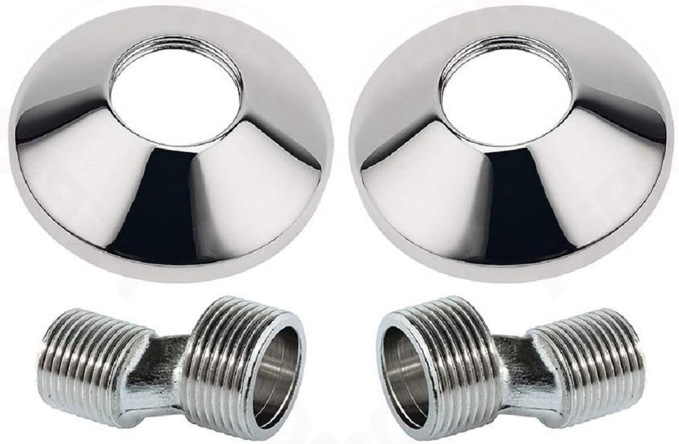 Hochwertige Designer Retroarmatur-Nostalgie-Zweigriffmischer- Wandarmatur - Wandarmatur Chrom von Fe