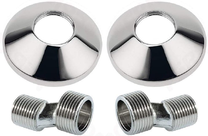 Hochwertige Designer Retroarmatur-Nostalgie-Zweigriffmischer- Wandarmatur - Wandarmatur Chrom von Fe