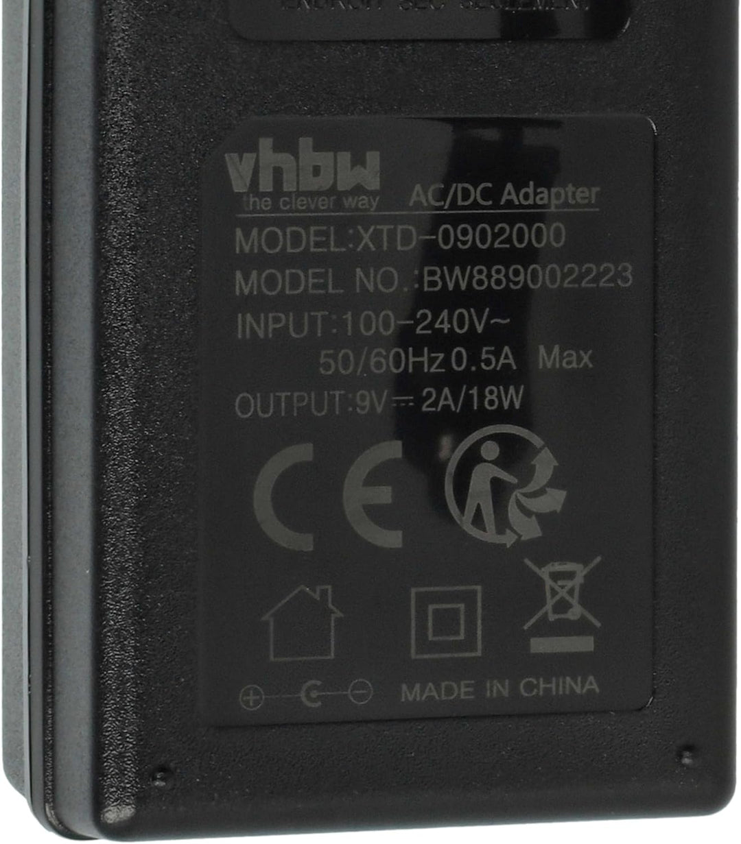 vhbw 1x Netzteil kompatibel mit Casio CTK-574, CTK-571, CTK-573, CTK-591, CTK-593 Elektrogeräte - AC