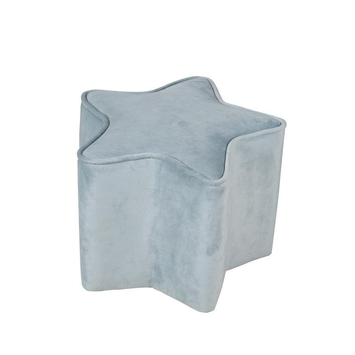 roba Baumann GmbH Kinderhocker in Sternform - Lil Sofa, Hellblau, 24 cm Sternform Hellblau/Sky, Ster