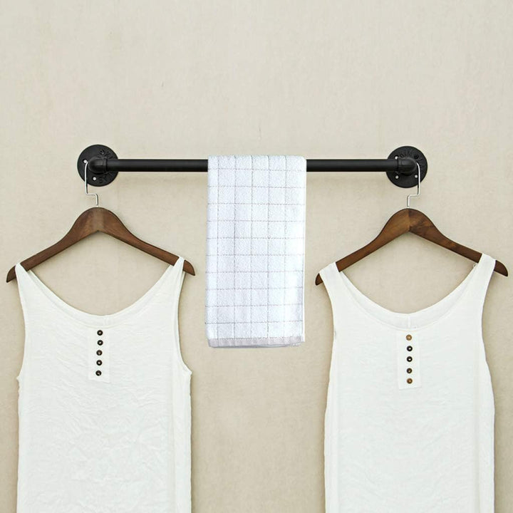 BSTKEY - Handtuchhalter Röhre Vintage Industrie Metall 40 cm, 40 cm