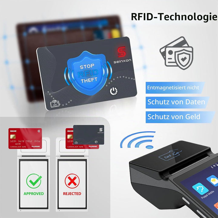 Wallet Finder RFID-Blockierkarte, IP68, Artikel-Tracker mit Ladeclip, Wiederaufladbar funktioniert m