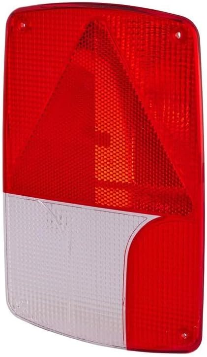HELLA - Heckleuchte - Glühlampe - 12V - Anbau/geschraubt - Lichtscheibenfarbe: weiss/rot - Kabel: 20