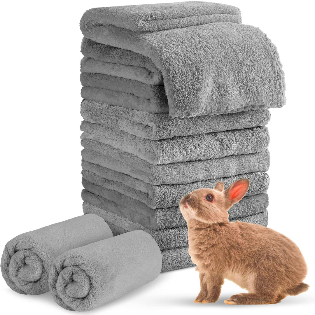 10 Stück Meerschweinchen Decken Fleece Haustier Decken Weiche Meerschweinchen Käfig Einlagen Haustie